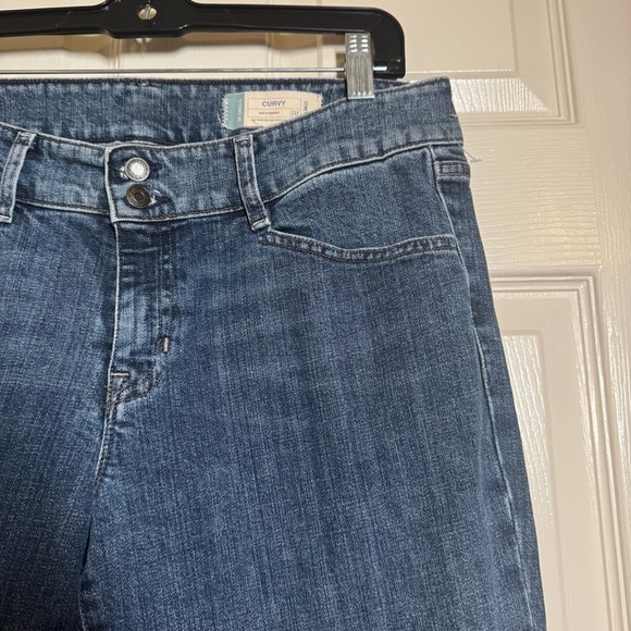 GAP Women's Boot Cut Curvy Stretch Jeans in Classic Blue Size 12L - Picture 4 of 10